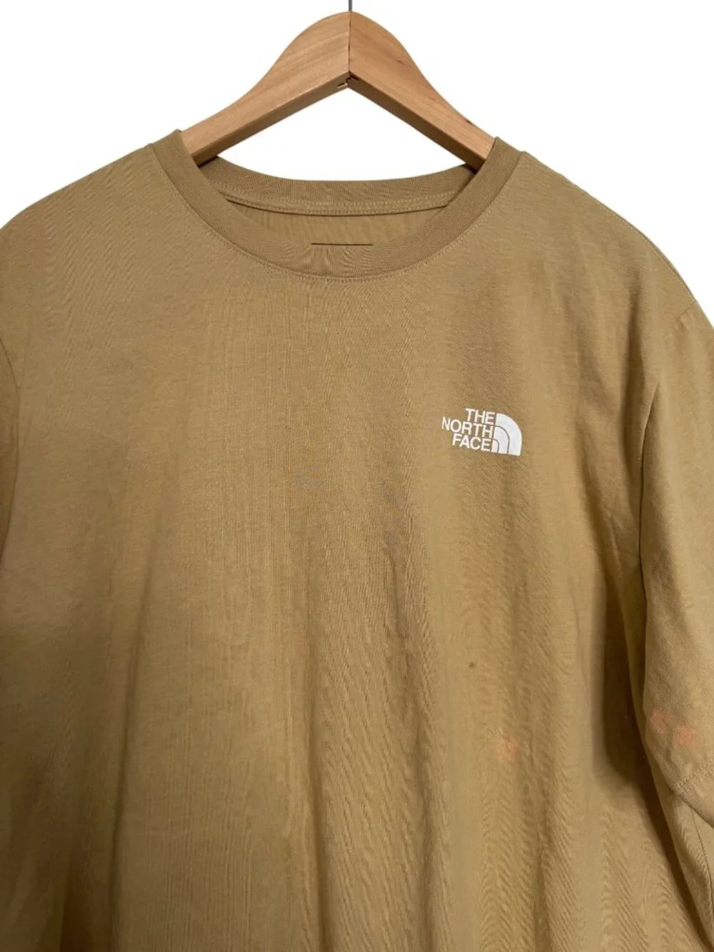 The North Face XL Circular Design Khaki Stone SS REG Tee NWT DEFECT